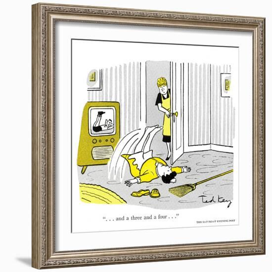 Hazel Cartoon-Ted Key-Framed Giclee Print