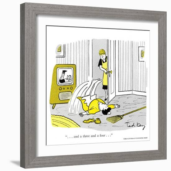 Hazel Cartoon-Ted Key-Framed Giclee Print