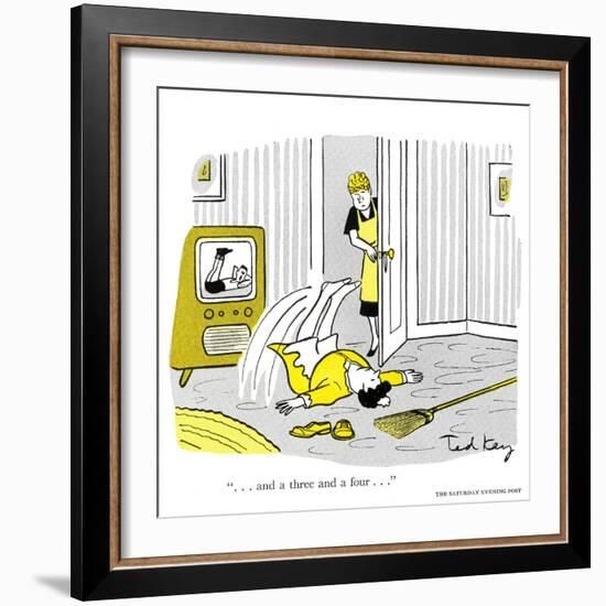 Hazel Cartoon-Ted Key-Framed Giclee Print