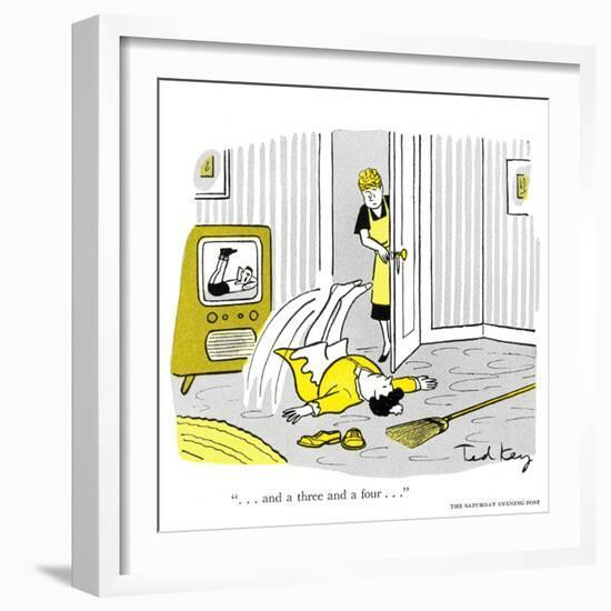 Hazel Cartoon-Ted Key-Framed Giclee Print