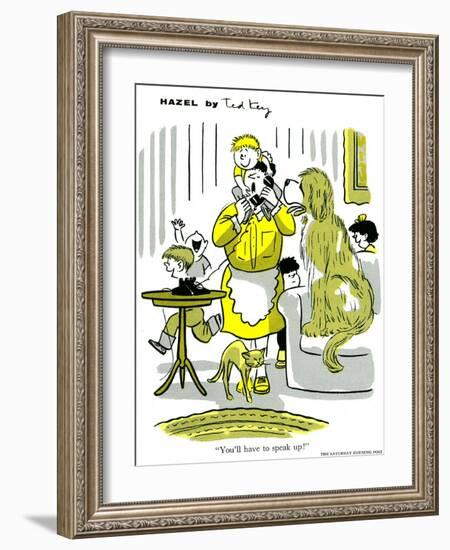 Hazel Cartoon-Ted Key-Framed Giclee Print