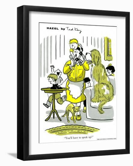 Hazel Cartoon-Ted Key-Framed Giclee Print