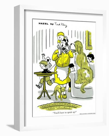 Hazel Cartoon-Ted Key-Framed Giclee Print