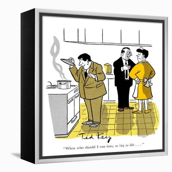 Hazel Cartoon-Ted Key-Framed Premier Image Canvas