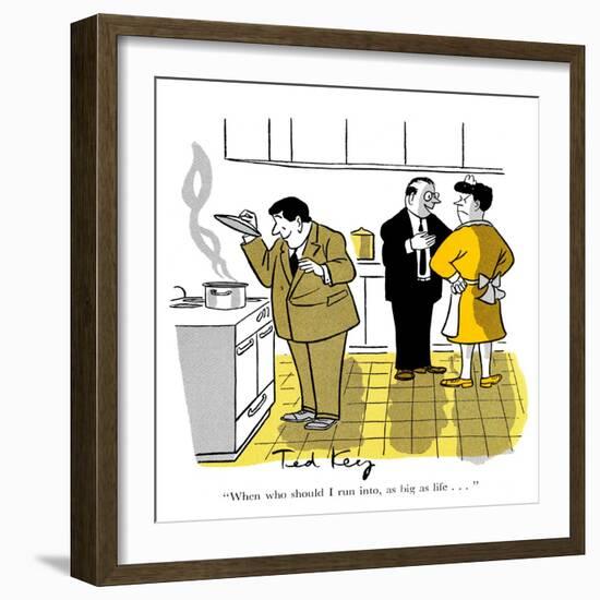 Hazel Cartoon-Ted Key-Framed Giclee Print