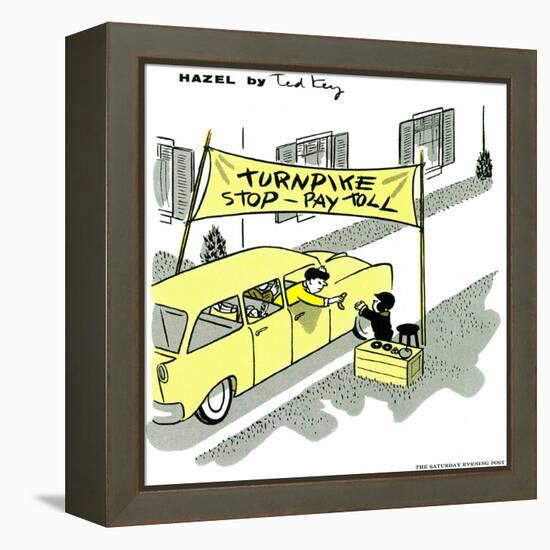 Hazel Cartoon-Ted Key-Framed Premier Image Canvas