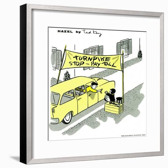 Hazel Cartoon-Ted Key-Framed Giclee Print