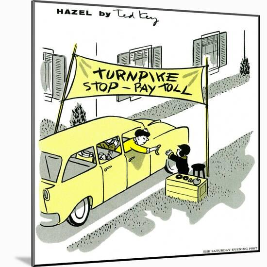 Hazel Cartoon-Ted Key-Mounted Giclee Print