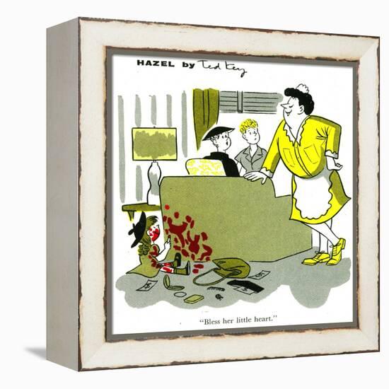 Hazel Cartoon-Ted Key-Framed Premier Image Canvas