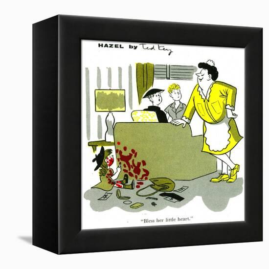 Hazel Cartoon-Ted Key-Framed Premier Image Canvas