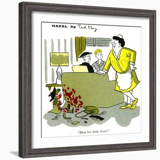 Hazel Cartoon-Ted Key-Framed Giclee Print