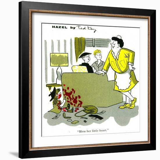 Hazel Cartoon-Ted Key-Framed Giclee Print