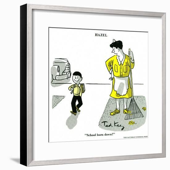 Hazel Cartoon-Ted Key-Framed Giclee Print