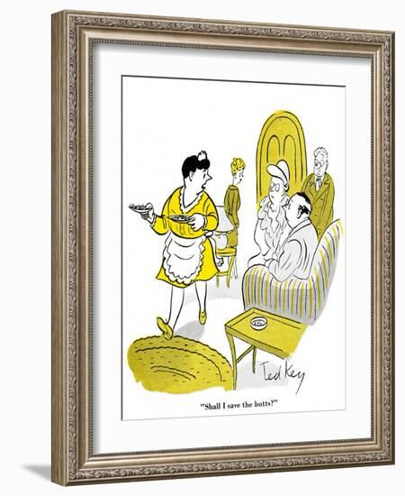 Hazel Cartoon-Ted Key-Framed Giclee Print