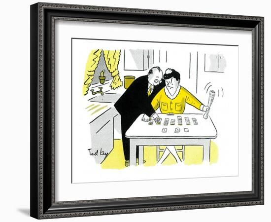 Hazel Cartoon-Ted Key-Framed Giclee Print