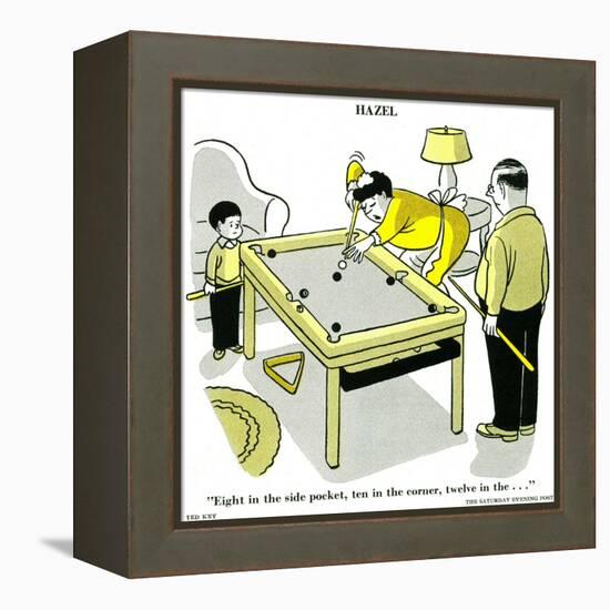 Hazel Cartoon-Ted Key-Framed Premier Image Canvas