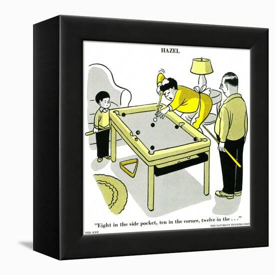 Hazel Cartoon-Ted Key-Framed Premier Image Canvas