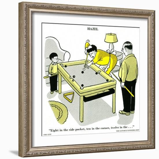 Hazel Cartoon-Ted Key-Framed Giclee Print