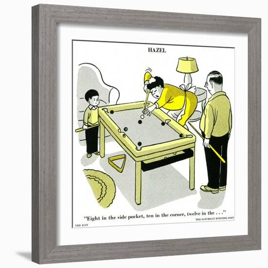 Hazel Cartoon-Ted Key-Framed Giclee Print