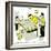 Hazel Cartoon-Ted Key-Framed Giclee Print