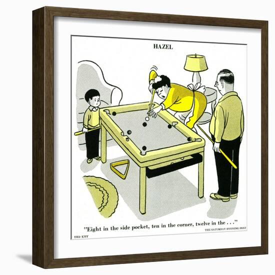 Hazel Cartoon-Ted Key-Framed Giclee Print