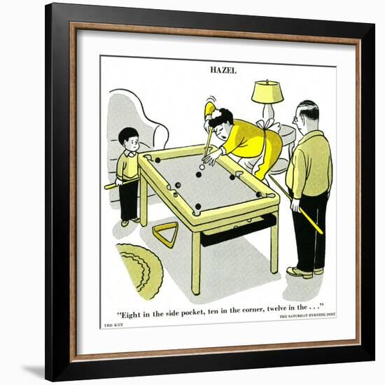 Hazel Cartoon-Ted Key-Framed Giclee Print