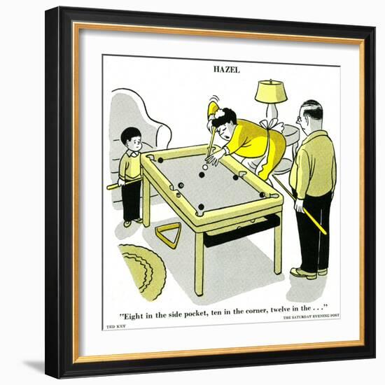 Hazel Cartoon-Ted Key-Framed Giclee Print