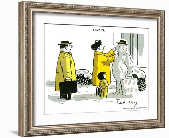 Hazel Cartoon-Ted Key-Framed Giclee Print