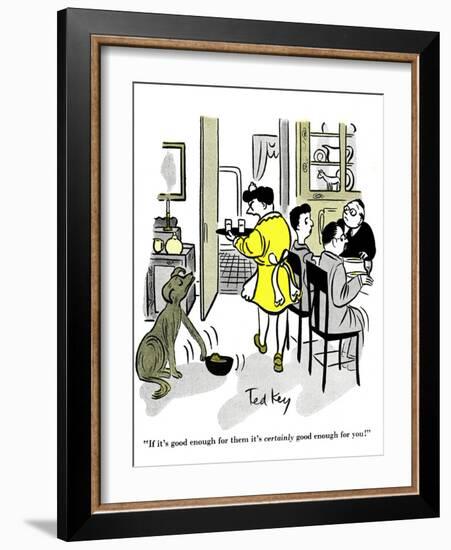 Hazel Cartoon-Ted Key-Framed Giclee Print