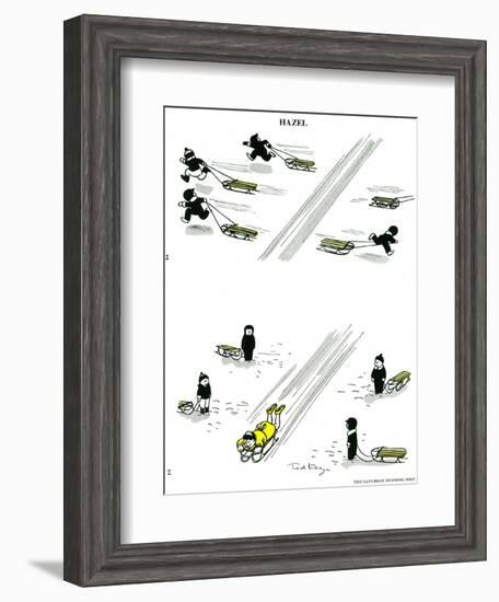 Hazel Cartoon-Ted Key-Framed Giclee Print