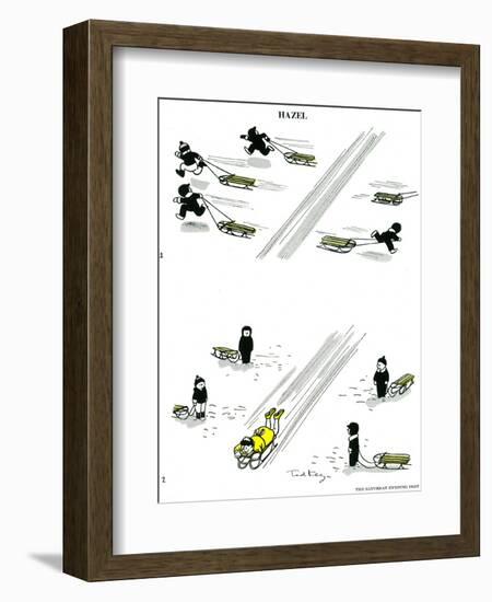 Hazel Cartoon-Ted Key-Framed Giclee Print