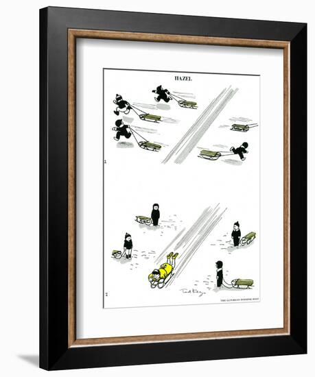 Hazel Cartoon-Ted Key-Framed Giclee Print