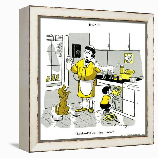 Hazel Cartoon-Ted Key-Framed Premier Image Canvas