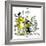 Hazel Cartoon-Ted Key-Framed Giclee Print