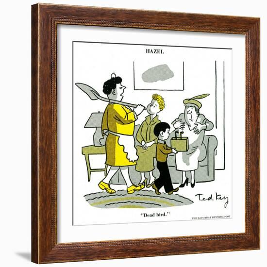 Hazel Cartoon-Ted Key-Framed Giclee Print