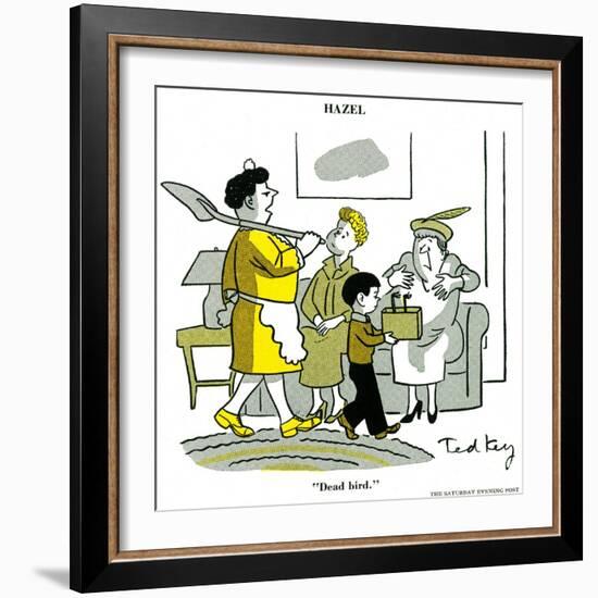 Hazel Cartoon-Ted Key-Framed Giclee Print