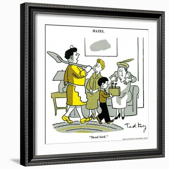 Hazel Cartoon-Ted Key-Framed Giclee Print