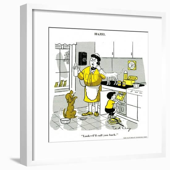 Hazel Cartoon-Ted Key-Framed Giclee Print