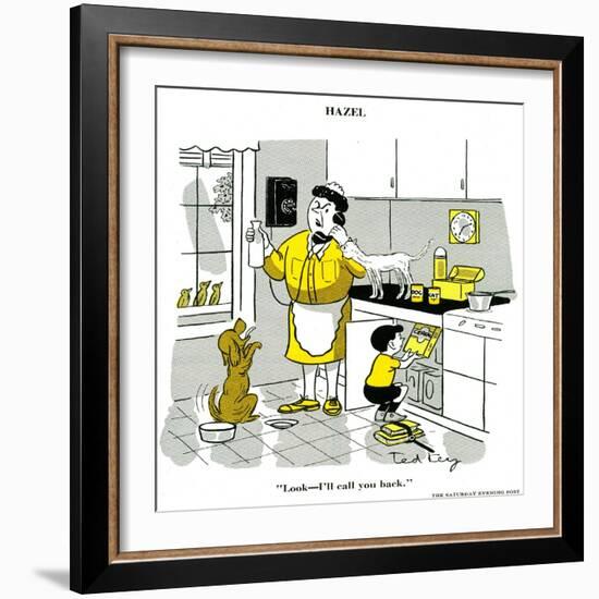 Hazel Cartoon-Ted Key-Framed Giclee Print