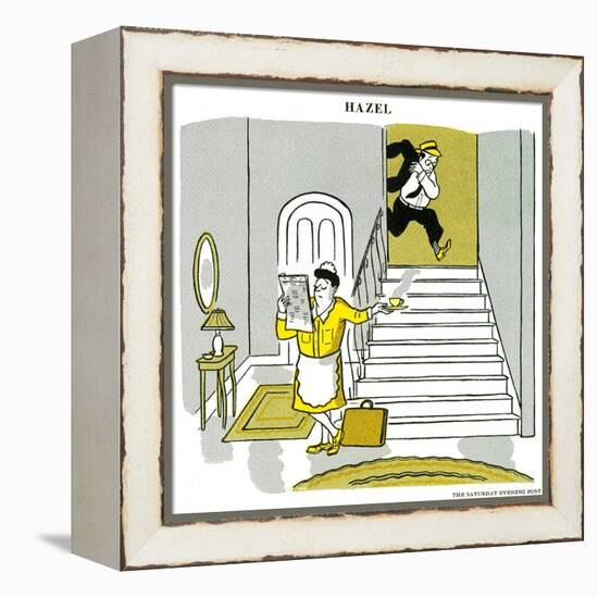 Hazel Cartoon-Ted Key-Framed Premier Image Canvas