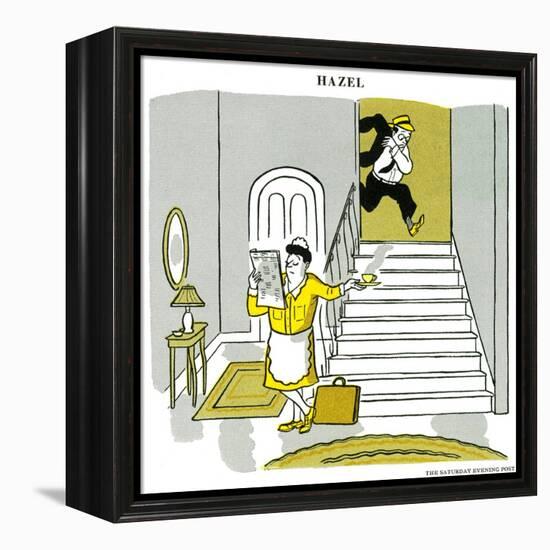 Hazel Cartoon-Ted Key-Framed Premier Image Canvas