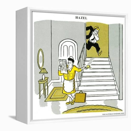 Hazel Cartoon-Ted Key-Framed Premier Image Canvas