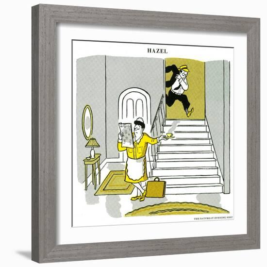 Hazel Cartoon-Ted Key-Framed Giclee Print