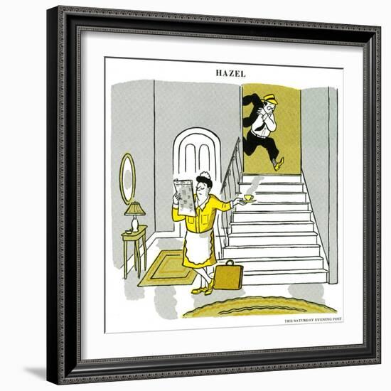 Hazel Cartoon-Ted Key-Framed Giclee Print