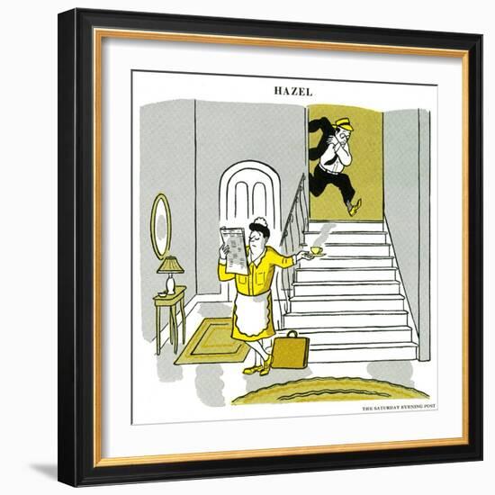 Hazel Cartoon-Ted Key-Framed Giclee Print