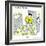 Hazel Cartoon-Ted Key-Framed Giclee Print