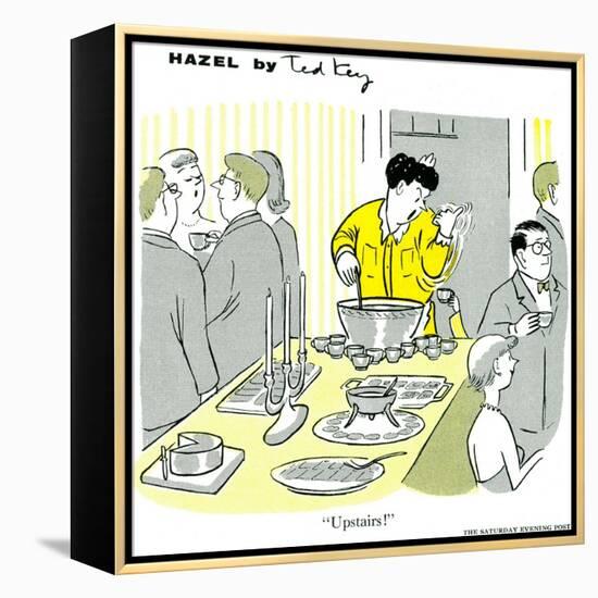 Hazel Cartoon-Ted Key-Framed Premier Image Canvas