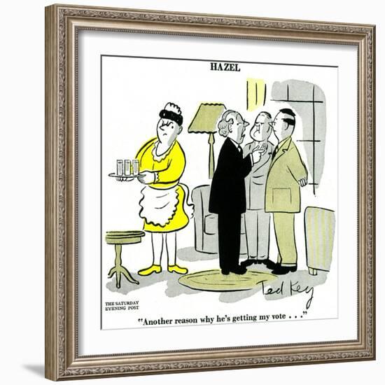 Hazel Cartoon-Ted Key-Framed Giclee Print