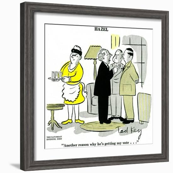 Hazel Cartoon-Ted Key-Framed Giclee Print