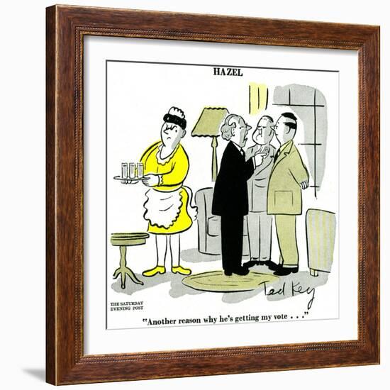 Hazel Cartoon-Ted Key-Framed Giclee Print